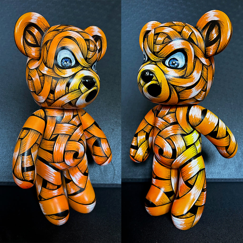 "Ribboned Fluid Bear" - Orange - (2026)