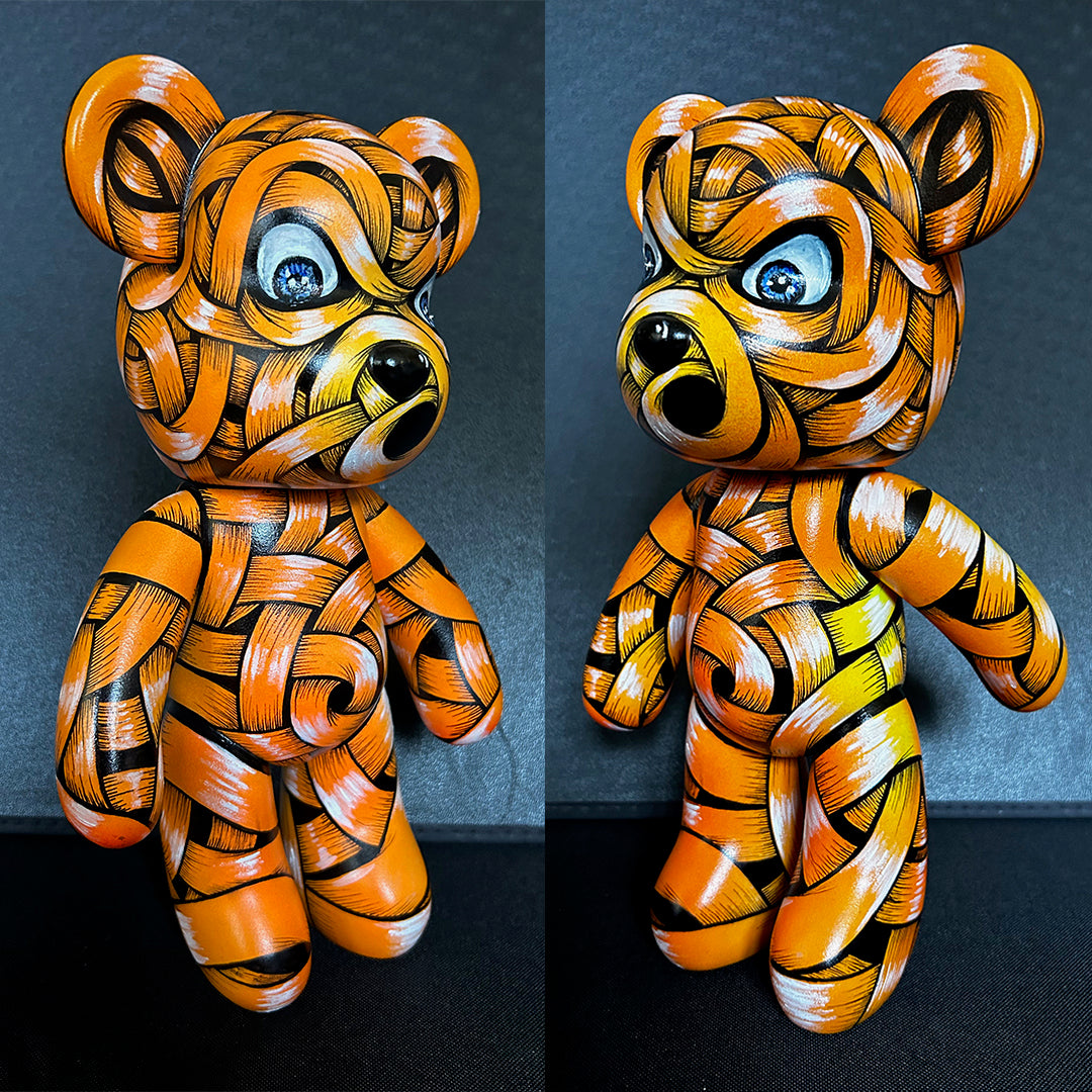 "Ribboned Fluid Bear" - Orange - (2026)