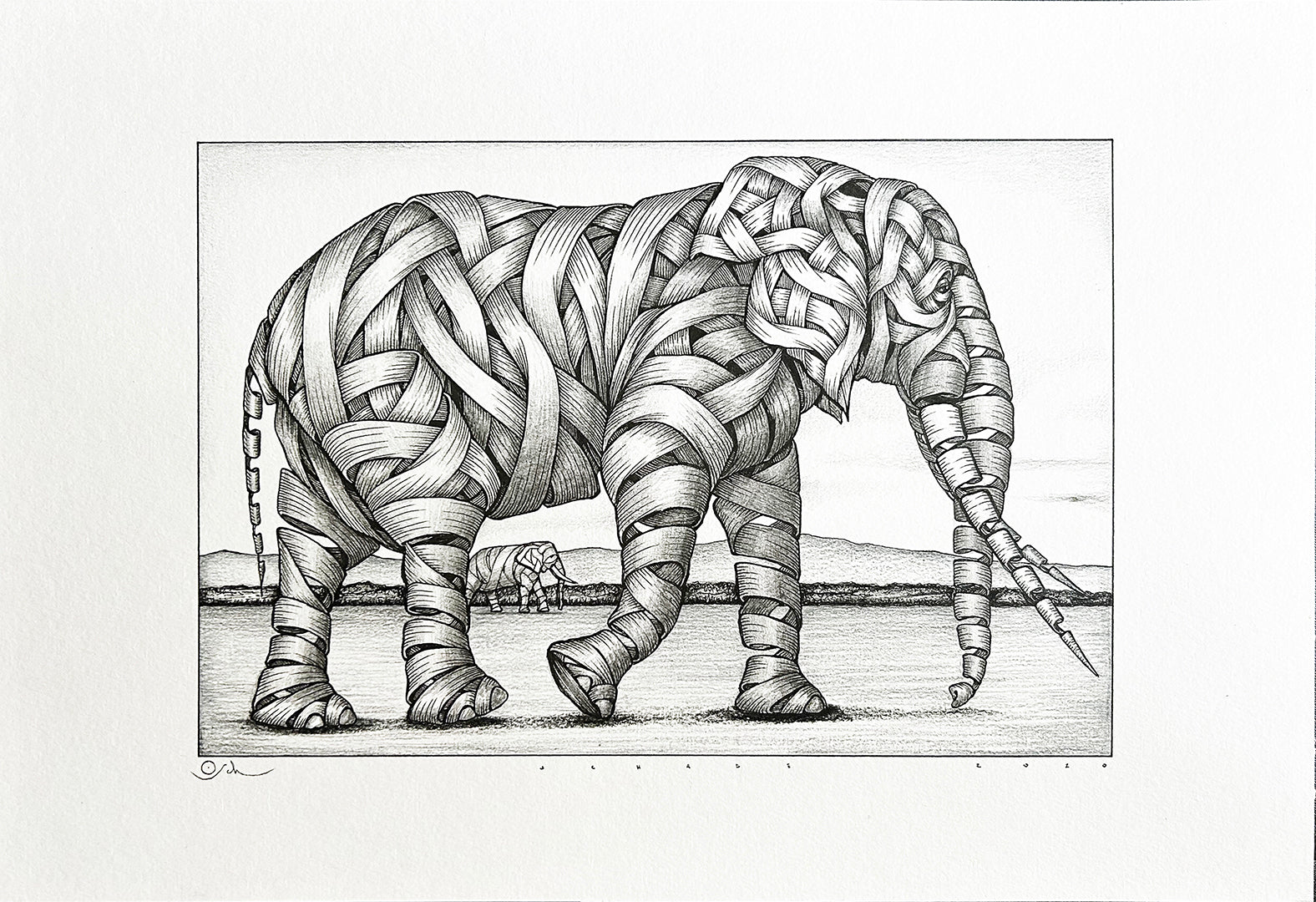 "Elephants Going South" (2020)