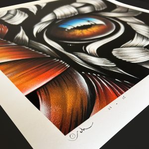 Otto Schade AKA Osch - Feline Consciousness Limited Edition Print 