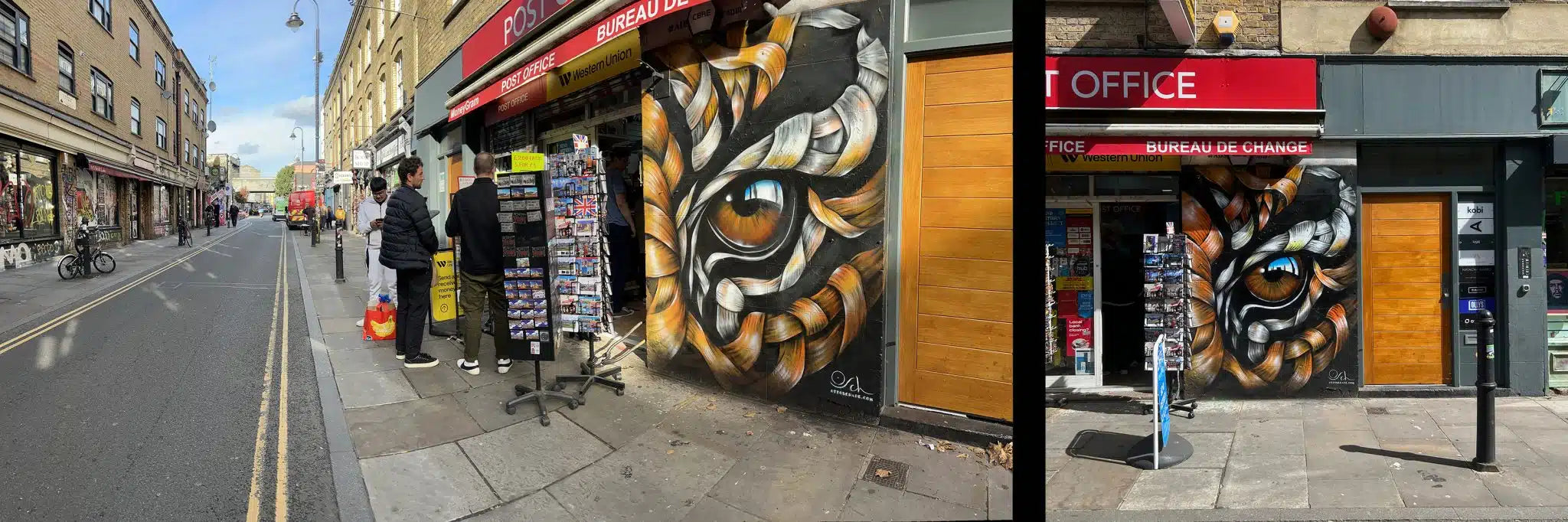 Otto Schade AKA Osch - Feline Consciousness Mural, Brick Lane in London