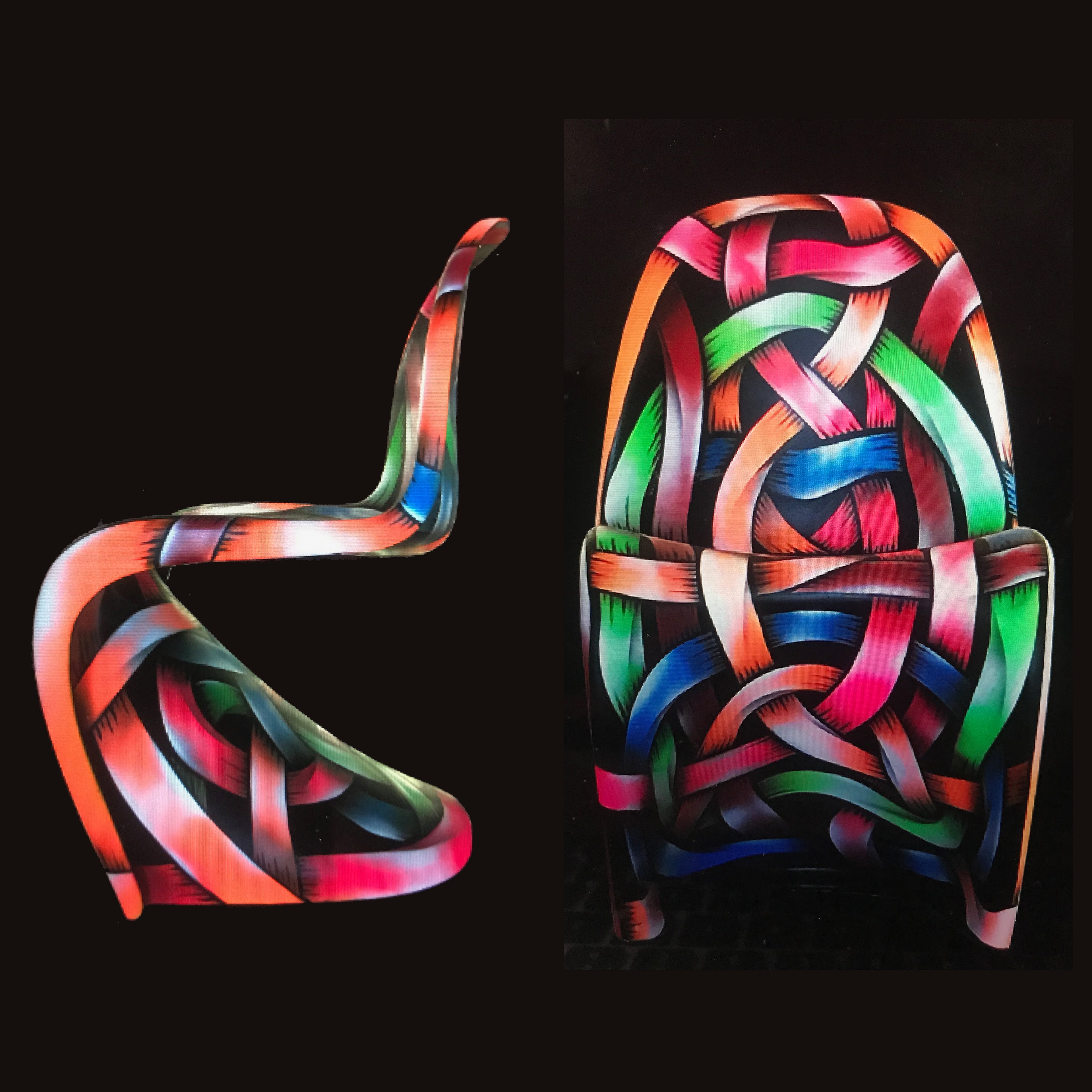 "Ribboned Chair" - Pantom model- (2017)