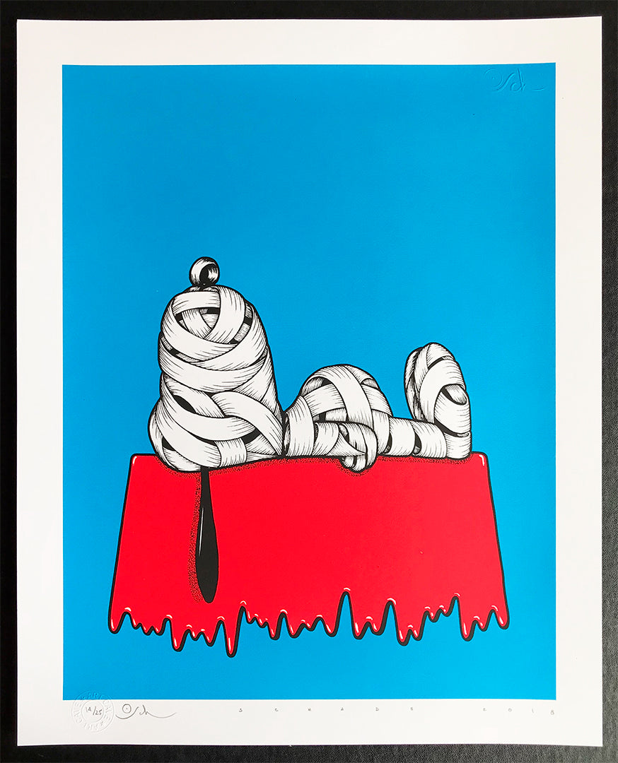 "Snoopy Chilling Out" - Blue (2018) Limited Edition