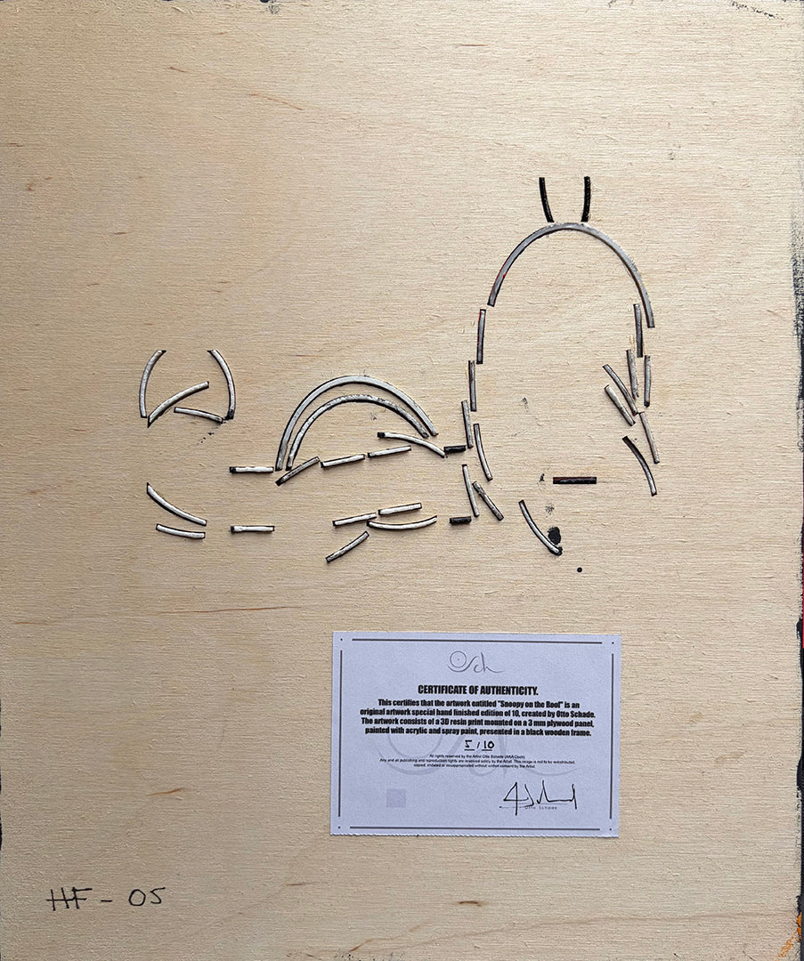 "Snoopy on the Roof" Limited Edition 05/10 Hand Finished
