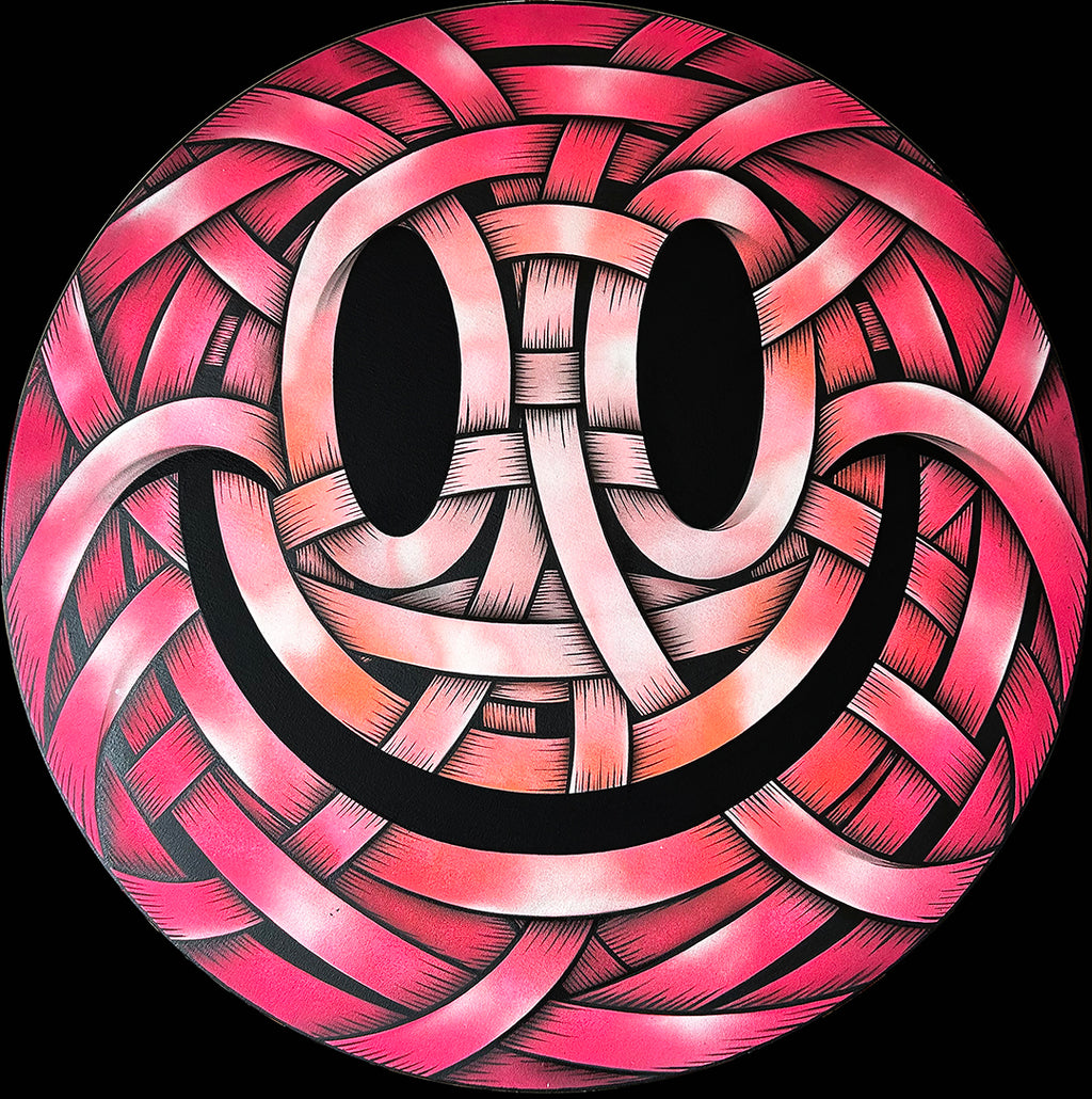 "Acid Smiley"- Pink (2019)